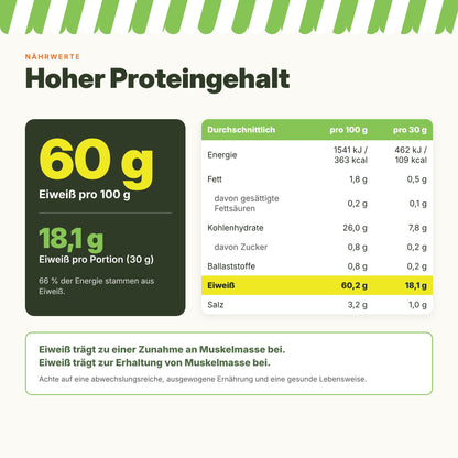 Zimmermann Soja Protein Crispies 1 kg – 60 % Protein, zuckerarm, vegan & fettarm – knuspriges Topping für Müsli, Joghurt, Salat & Bowls