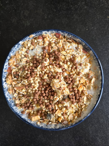 Soja Protein Crispies KAKAO 58% Protein 1000g - von Zimmermann Sportnahrung